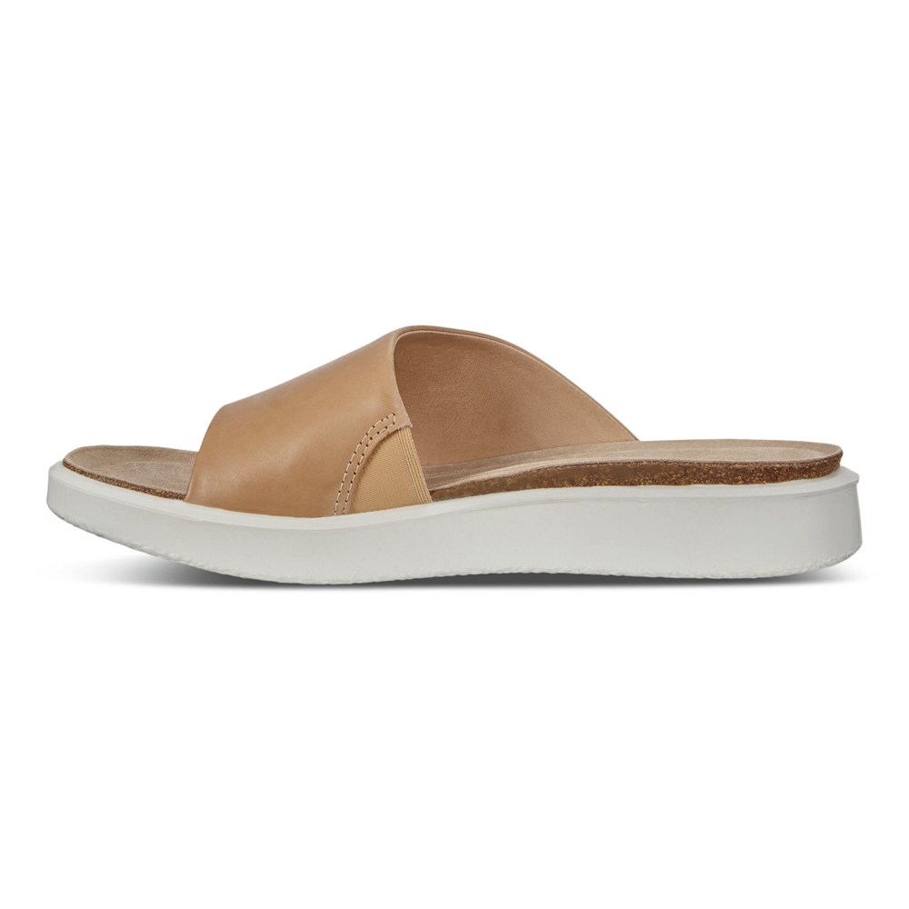 Sandalias Mujer - ECCO Corksphere Slip-On - Beige - SDV416230